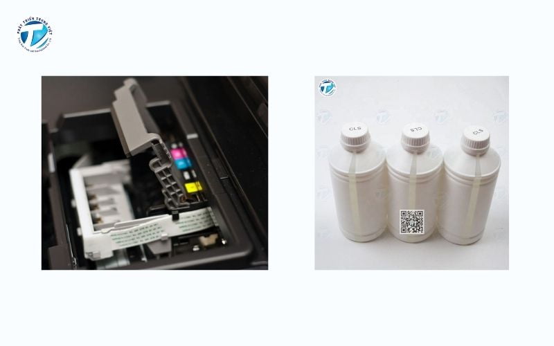 Nước rửa máy in decal là dung dịch chuyên dụng dùng để vệ sinh hệ thống dẫn mực